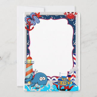 invitacion marinero invitation