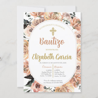 Invitación para bautismo invitation