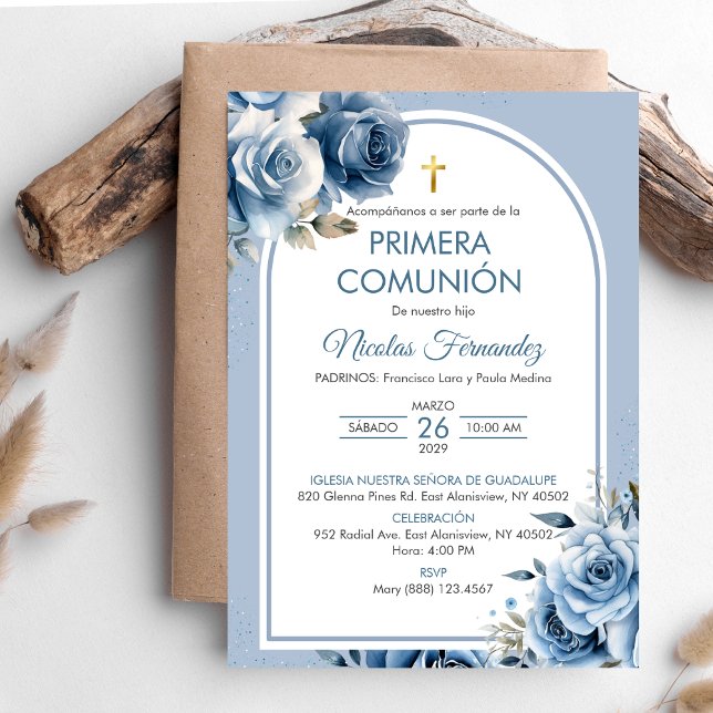 Invitacion Primera Comunion Elegant Holy Communion Invitation (Creator Uploaded)