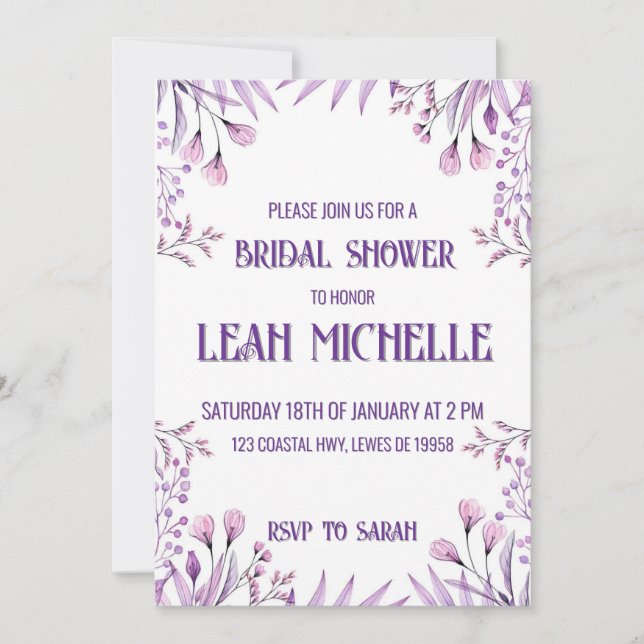 Invitation (Front)