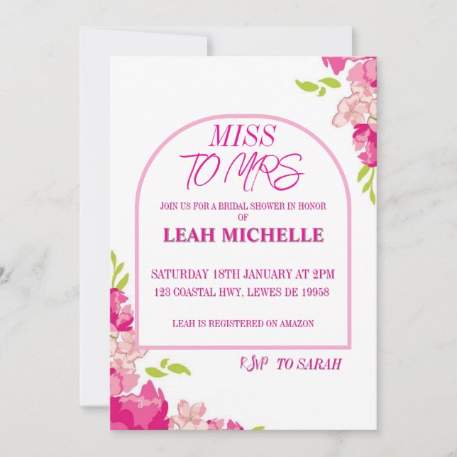 Invitation (Front)