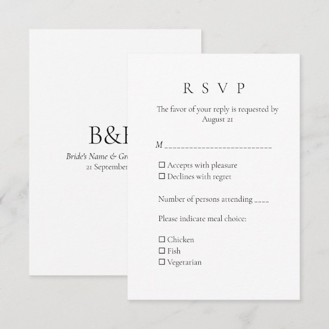 Invitation (Front/Back)