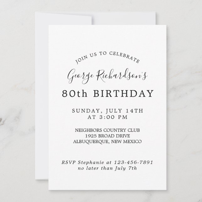 Invitation (Front)