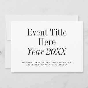 INVITATION