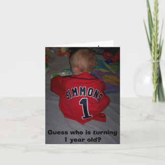 Invitation 000_0191, Guess who is turning 1 year old ?