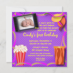 Invitation 038 d'anniversaire de enfant : Films et