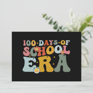 Invitation 100 Jours De L'Ère Scolaire Enseignant Super Enfan