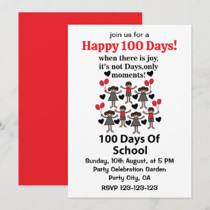 Invitation 100 Jours D'École