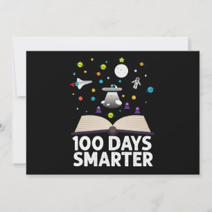 Invitation 100ème jour d'école 100 jours de livres plus intel