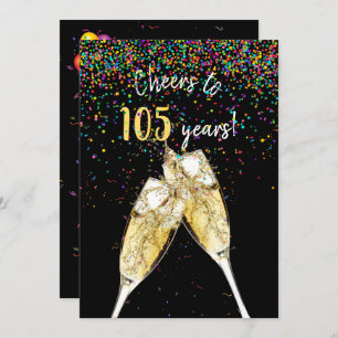 Invitation 105e fête d'anniversaire