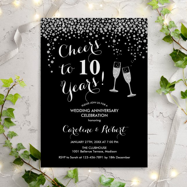 Invitation 10e anniversaire - À 10 ans (Créateur téléchargé)