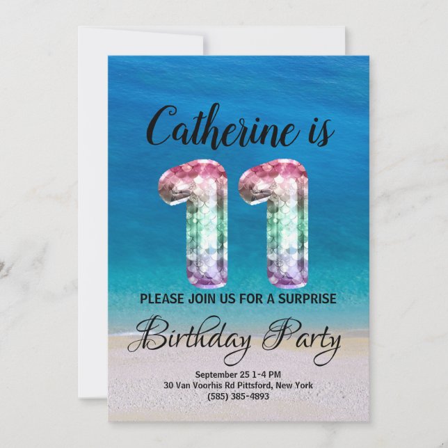 Invitation 11e anniversaire (Devant)