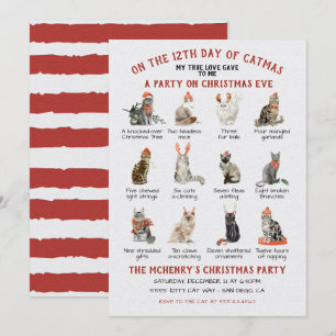 Invitation 12 Jour de Noël