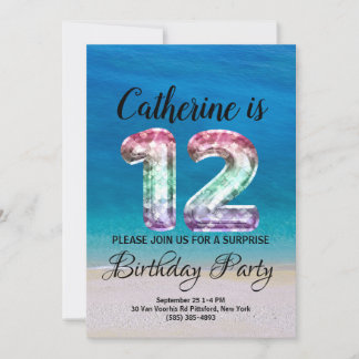 Invitation 12e anniversaire