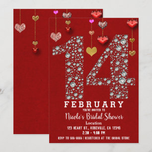 Invitation 14 février 14e Fête des cœurs Mariage de la Saint-