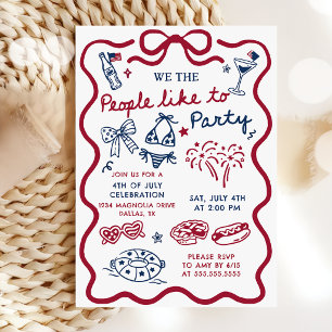 Invitation 14 juillet Nous le Peuple Aimons Faire