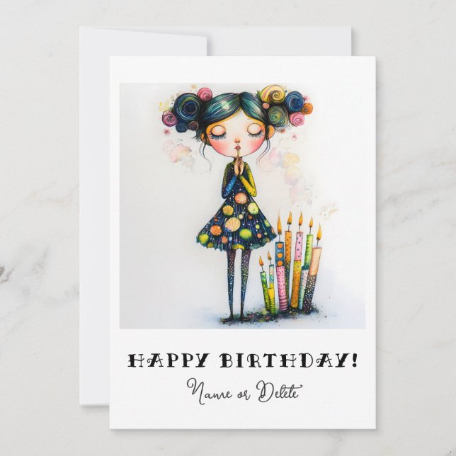 Invitation *_* 14 NOM DE LA PHOTO Anniversaire Personnaliser  (Devant)