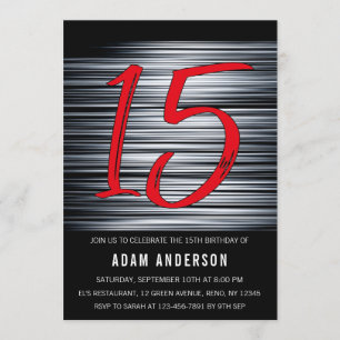 Invitation 15e anniversaire des Black and White Men