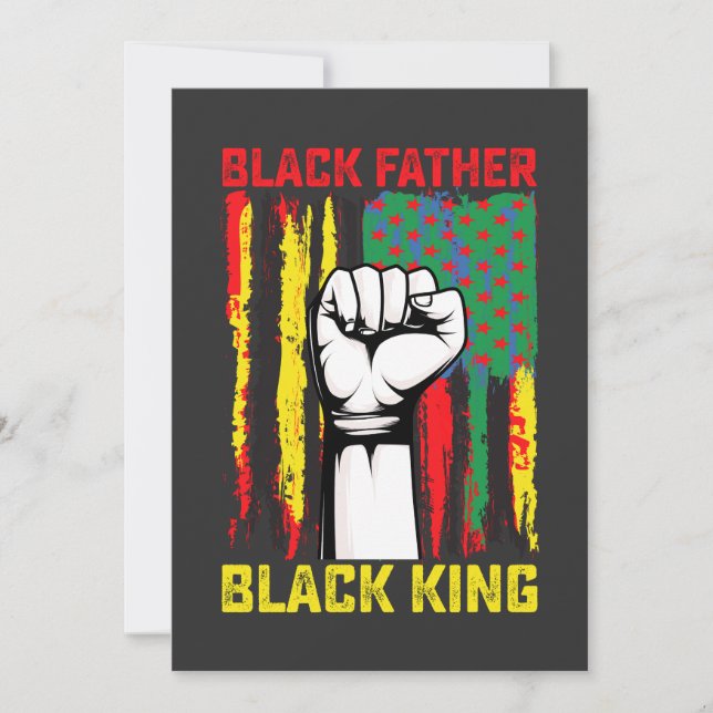 Invitation 17ème Fête du Père Noir Papa King Fête F (Devant)