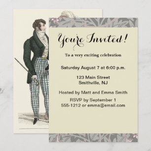 Invitation 1823 Antique Homme Mariage Femme Mode