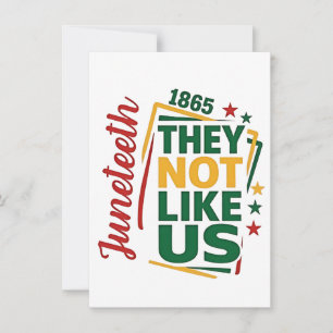 Invitation 1865, 1865, Histoire noire