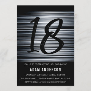 Invitation 18e anniversaire des Black and White Men