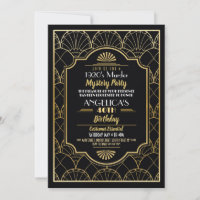 1920 Meurtre Mystère Dîner fête d'anniversaire