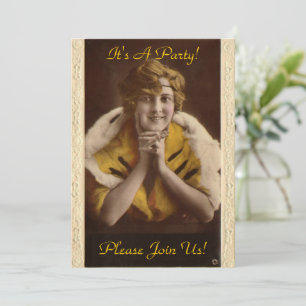 Invitation 1922 Fille moderne