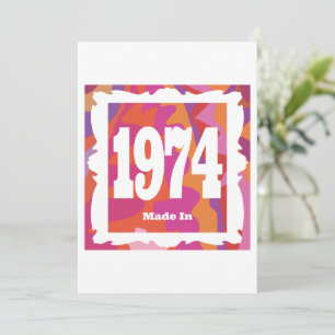 Invitation 1974 - Fait En 1974