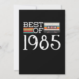 Invitation 1985 Vintage 25 e anniversaire Cadeau