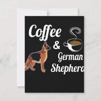 Invitation 1 Coffe And German Shepherd