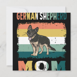 Invitation 1 German Shepherd Mom