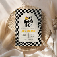 1anniversaire sourire visage rétro noir blanc supe