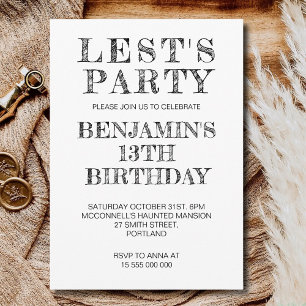 Invitation 1er 2ème 10ème 13ème 20ème 25ème 30ème 40 Annivers