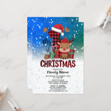 1er Noël Santa Hat White Neige Bébé Reindeer