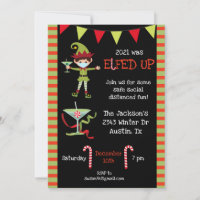 2021 a été Elfed Up Funny Cocktail Party Noël
