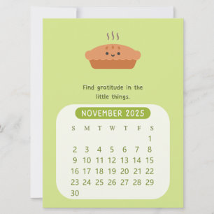 Invitation 2025 novembre Calendrier Motivationnel mensuel