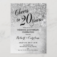 20e Anniversaire de Mariage Argent