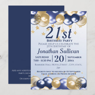Invitation 21e anniversaire de la Marine