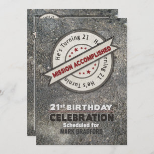Invitation 21e anniversaire, Mission accomplie,