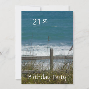 Invitation 21e anniversaire - Océan