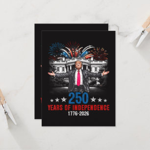 Invitation 250 ans américain 1776 2026 
