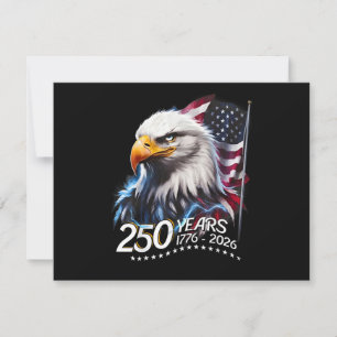 Invitation 250 Ans Américain 250e Anniversaire Patriotique US