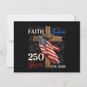 Invitation 250 Ans de Foi et de Liberté Chemises du 4 juillet