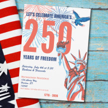 250e anniversaire d'Amérique Statue de la Liberté 