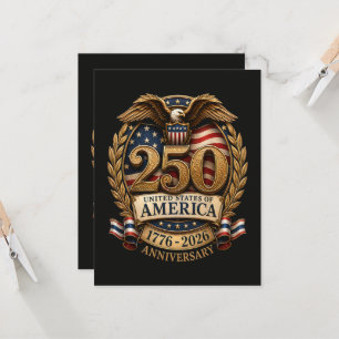 Invitation 250e anniversaire des États-Unis d'Amérique