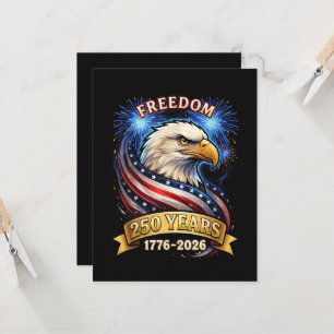 Invitation 250e anniversaire États-Unis 1776-2026 Patriotique