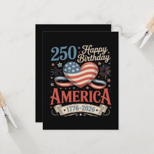 Invitation 250e anniversaire États-Unis 250 ans