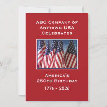 250th Anniversary USA Patriotic American Flags BBQ