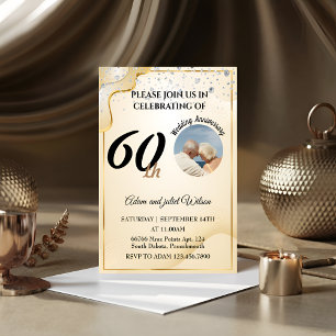 Invitation 25e 40e 10e 75e 60e anniversaire de mariage